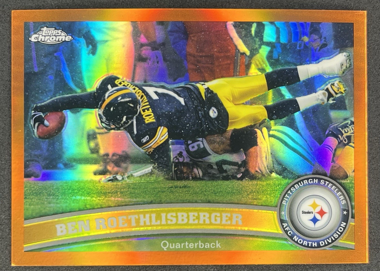 2011 Topps Chrome - Ben Roethlisberger #120 Orange Refractor