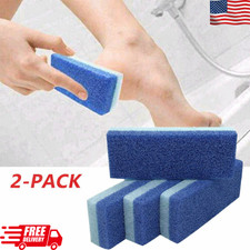 2 PACK Maryton Foot Pumice Stone for Feet Hard Skin Callus Remover and Scrubber