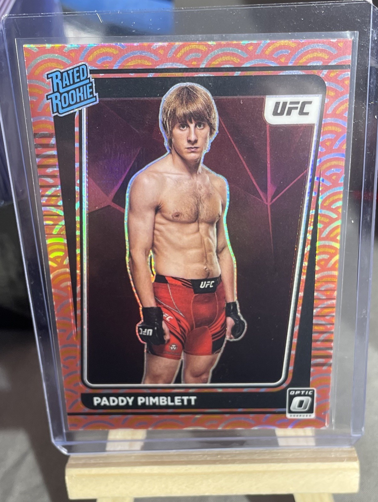 2022 UFC Optic PADDY PIMBLETT "PHOTON" ~RATED ROOKIE~BADDY! SSP! #103 CASE HIT!