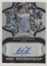 2019 Panini Prizm Pro Penmanship Brian Anderson #PP-BA Auto 0jy4