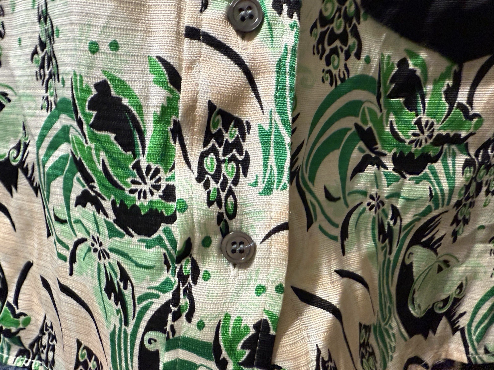 Veronica Beard Cropped Button Down Silk Floral Pr… - image 6