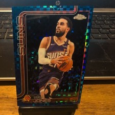 2025-26 Topps Chrome - Tyus Jones #146 Rare Blue X-Fractor Card in Hand!