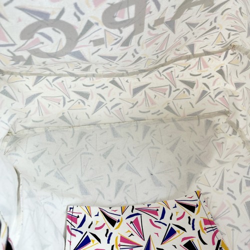 Used A.P.C Tote Bag Deca Yacht Pattern Daniela Toto White A Rank - Picture 7 of 9
