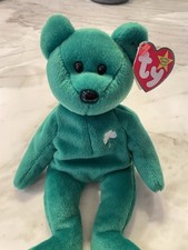 Ty Beanie Baby Erin The Bear 1997 Retired Plush Toy
