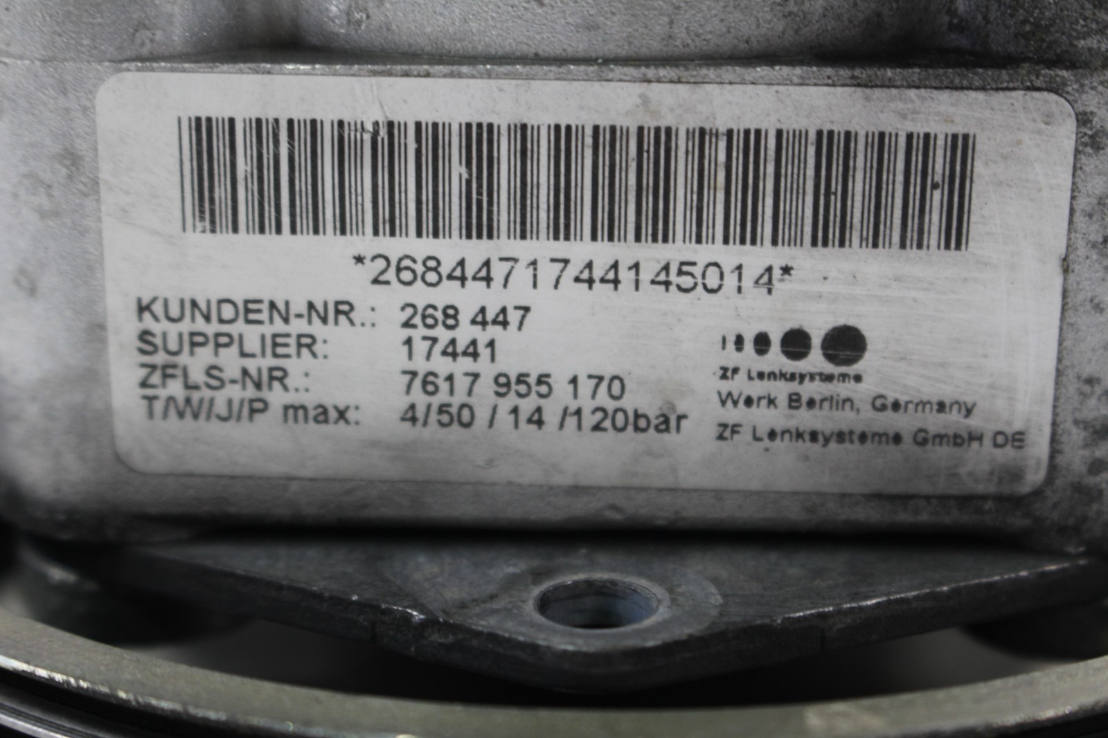 Maserati Ghibli, Quattroporte, Power Steering Pump/Motor, Used, P/N 268447