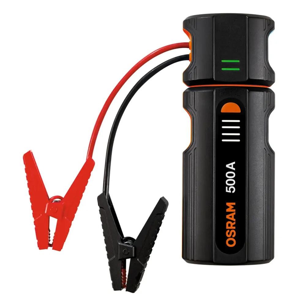 Jumpstart Booster 500 avec pinces intelligentes et protection contre inversions