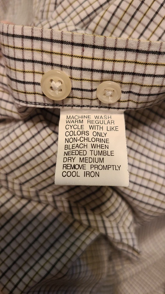 Camisa de vestir para hombre OLEG CASSINI cuello manga 18,5 32/33 usada Foto 2 de 4