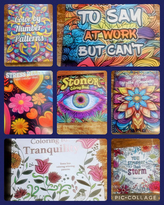 Adult Coloring Books Stress Relieving Designs Animals Mandala Flowers Diff Books