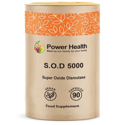 Power Health SOD 5000 Super Oxide Dismutase 90 Capsules