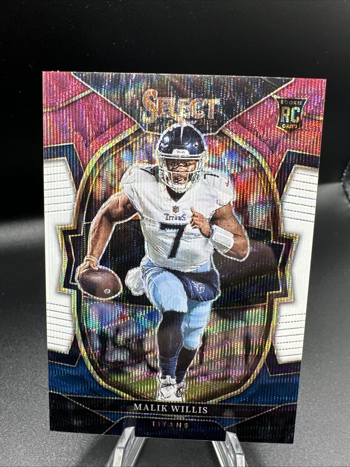 2022 Panini Select - Concourse Malik Willis #38 Tri-Color Prizm /249 (RC)