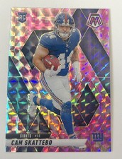 2025 Panini Mosaic - Rookies Cam Skattebo #305 Camo Pink Mosaic Prizm (RC)