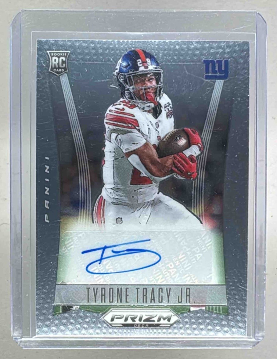 Tyrone Tracy Jr 2024 Panini Prizm Deca #S-TTJ Auto Rookie RC