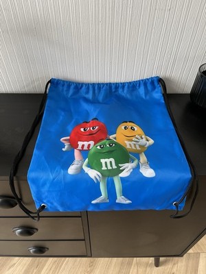 M&Ms World Tasche blau Kordelzug doppelseitig sehr guter Zustand