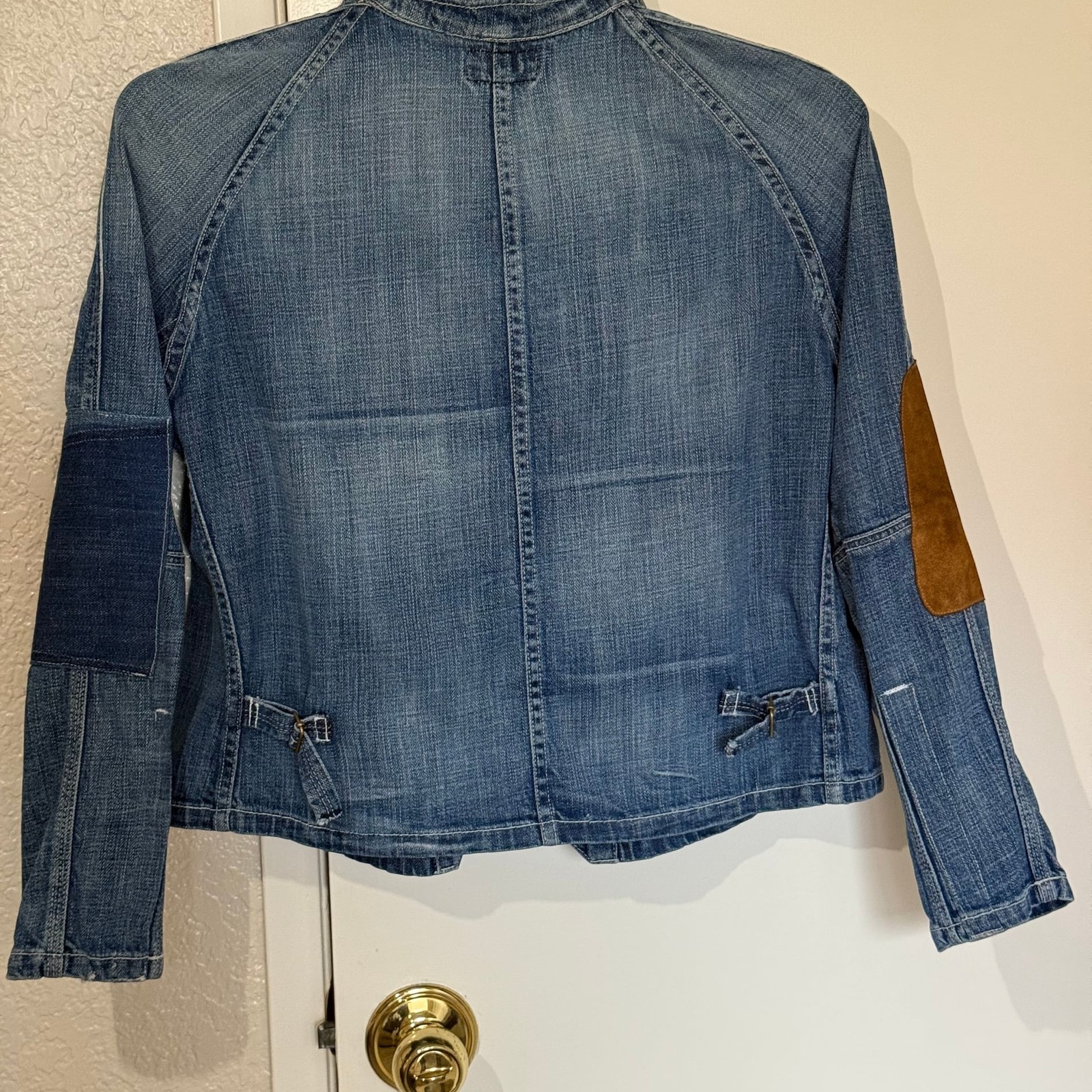 Vintage Patch Denim Chore Jacket - image 5