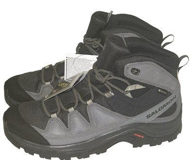 Salomon Quest Rove Gore-TEX(R) Black Magnet Quiet Shade Womens 10.5 Hiking Shoe