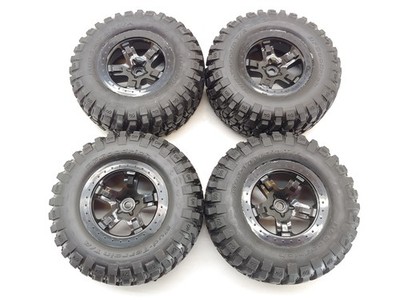 NEW: Traxxas Slash 2wd BFGoodrich Tires on Flat Black 12mm Hex Wheels 1/10 SCT