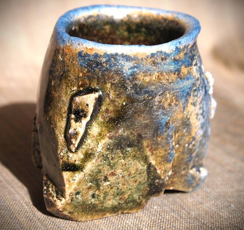 Bizen Ware Sake Tasse, Tomoyuki Ooiwa, B2,7xH2,7", Japan Vintage - Bild 3 von 10