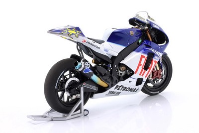 New Minichamps YAMAHA YZR M1 GP 2009 1:12 Model Motorcycle Blue