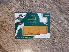 2020 Panini Immaculate SHELDON NEUSE /99 Auto Rookie Debut Moments Patch RPA RC 