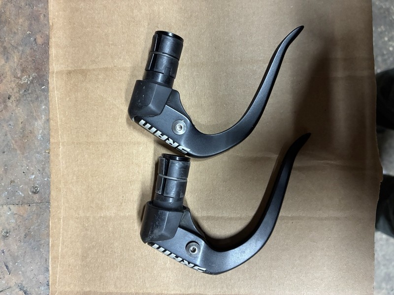 SRAM Time Trial Brake / TT Levers TT 500 - Black triathlon aero