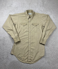 Vintage 70s Rockmount Pearl Snap Shirt Mens L Ranch Wear Tru-West Western USA