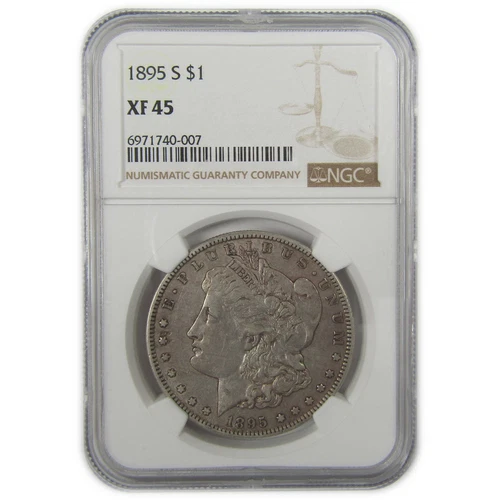 1895 S Morgan Dollar XF 45 NGC Silver $1 Coin SKU:I20016