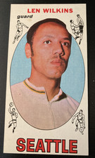 1969-70 Topps  # 44 Len Wilkins NR MT Seattle HOF