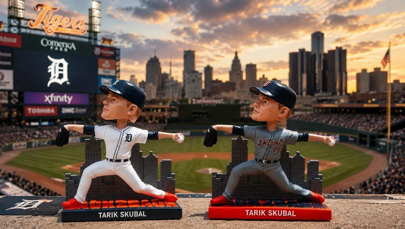 Tarik Skubal Bobbleheads Collectible Figure SGA
