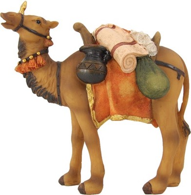 Krippenfigur Kamel 15,2 cm Polyresin für 12-15 cm Figuren Deko