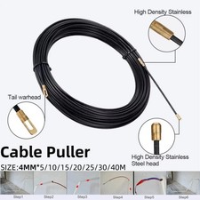 4mm Nylon Wire Puller Fish Tape Cable Guide for Conduit Wiring Installation UK