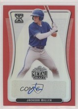 2020 Leaf Metal Draft Red Rainbow 1/5 Jackson Miller #BA-JM1 Auto uk2
