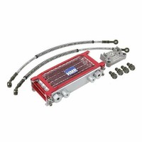 Hmparts Dirt Bike Pit Bike Atv Performance ÖLküHler Set Typ2 Rot