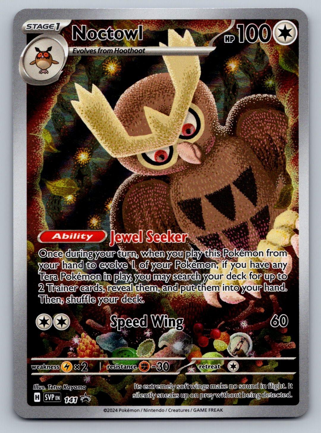 Noctowl 141 Holo Promo Scarlet & Violet Promo Pokemon Near Mint