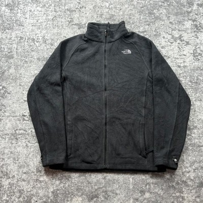 The North Face Black Glacier Full Zip Fleece Kinder XL