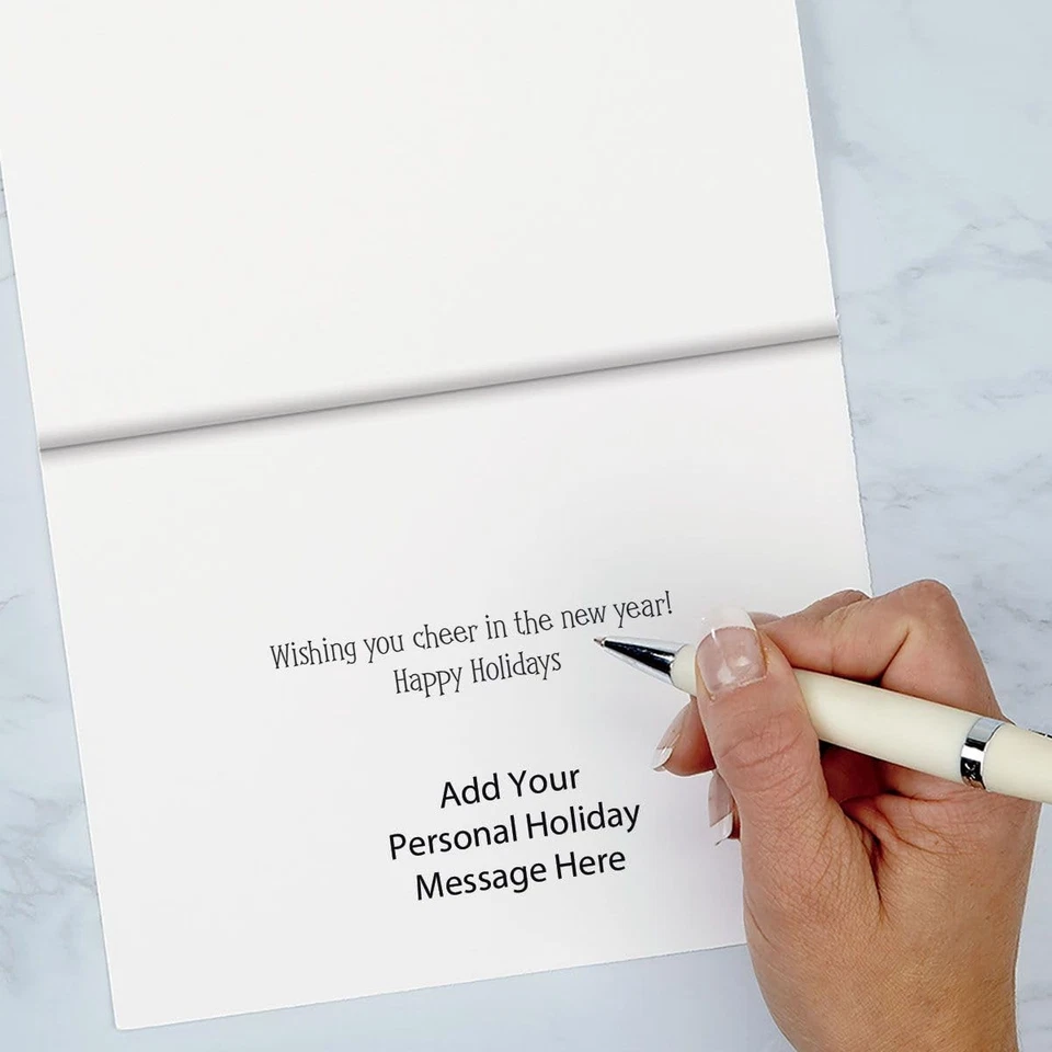 Forest Folk Personalized Christmas Cards - Set of 18 Holiday Greeting Cards, ... - Image 4 of 4