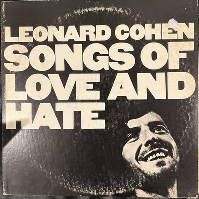 Leonard Cohen - Songs Of Love And Hate Vinyl Record 1st Press - LP VG