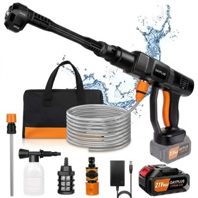 High Pressure Cordless Car Washer 6in1 Nozzle Brushless Portable Premium Cleaner