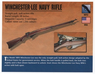 Winchester Lee Navy Rifle Atlas Classic Firearms Card