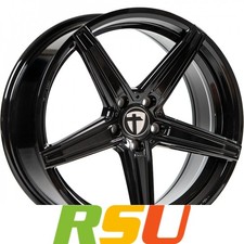 Tomason TN20 black painted 8.5x19" ET45 LK5 108 ML 72.6 Alufelgen 19 Zoll