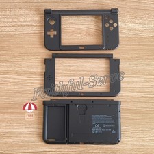 For New 3DS XL/ LL 3in1 Top Bottom Middle Frame Housing Shell Case Battery Cover