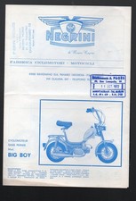 (moto) vieux papiers publicité:  catalogue NEGRINI   (P46565)