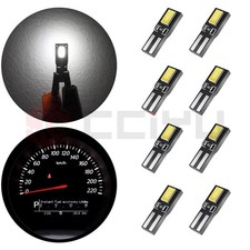 10x 6000k White T5 2-smd Led Bulbs Dash Instrument Gauge Speedometer Light 74 17