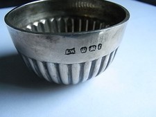 Mappin & Webb antik Sterling 925 Silber Schale Dose unbekannt
