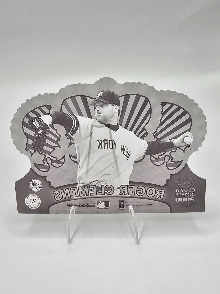 Crown Royale Roger Clemens 2000 troquelado New York Yankees SP inserción de colección prueba Foto 2 de 2