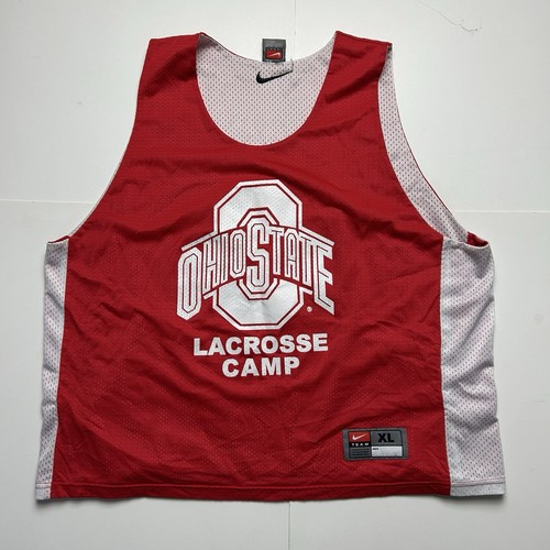 Nike Ohio State University Buckeyes Lacrosse Camp Penny Jersey Reversible Sz XL