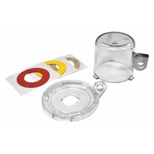 1Pc Push Button Lockout, Clear, Polycarbonate, 1 Max. No. Of Padlocks, 7/25