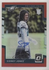 2017 Donruss Optic Rookies Red Auto 36/50 Sidney Jones #101 Auto x5u