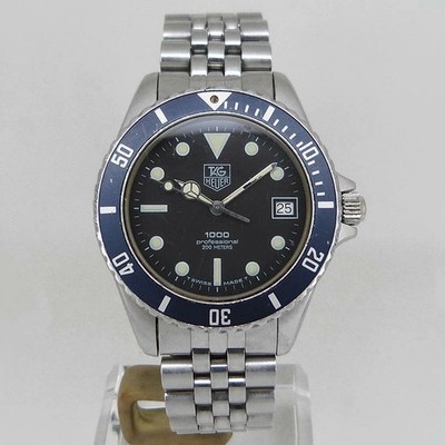 TAG Heuer 1000 Men's Black Watch - 980.013N for sale online | eBay