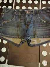 Vintage Levi's Jeans Genuinely Crafted Med Wash Denim Shorts Size 7