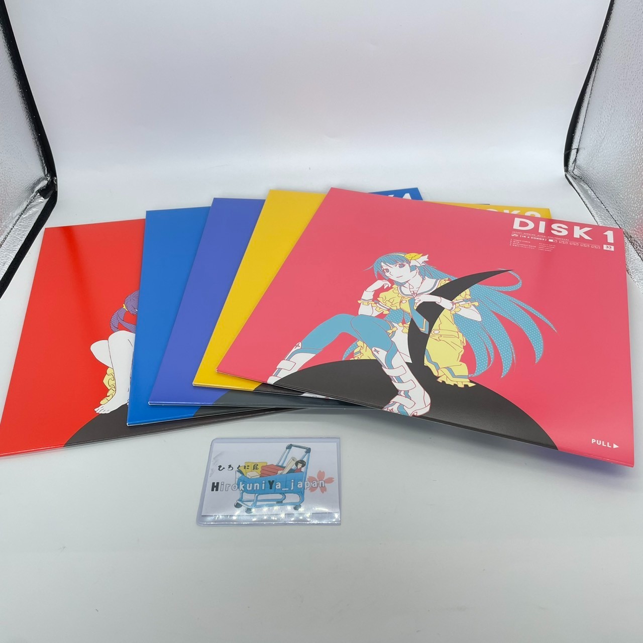 Monogatari Vinyl Collection UTAMONOGATARI Limited Edition LP BOX 5 vinyl Records MONOGATARI Series ...